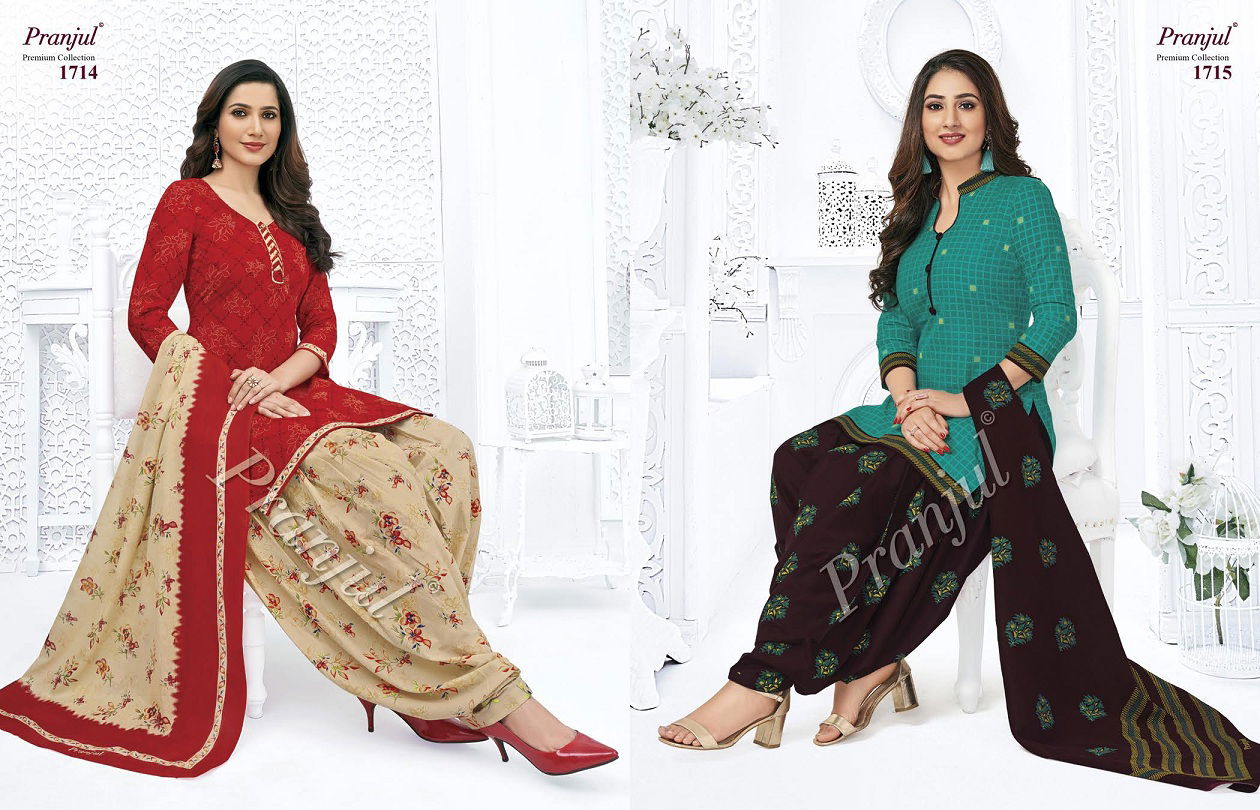 Pranjul Priyanka 17 Cotton Casual Daily Wear Printed Cotton Dress Material Collection